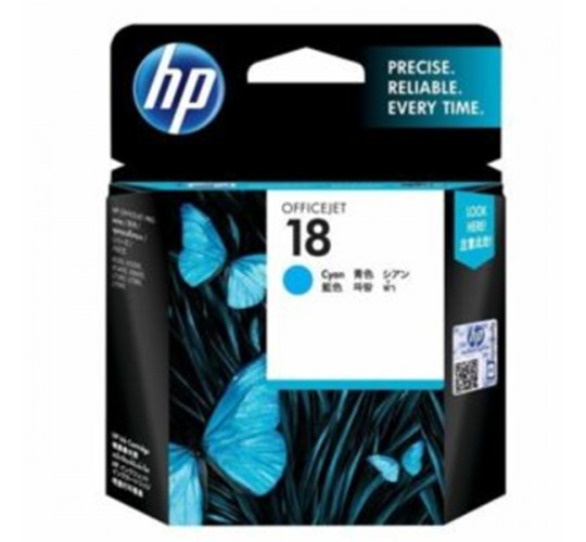 HP - C4937A (18) 藍色原裝墨盒