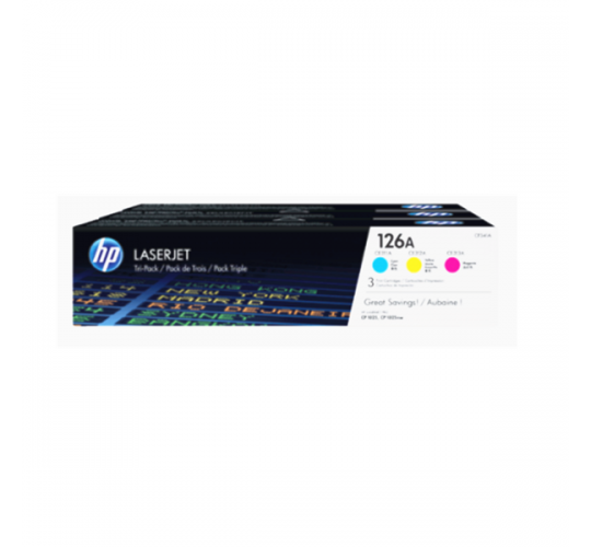 HP - CF341A (126A) 彩色原裝碳粉盒