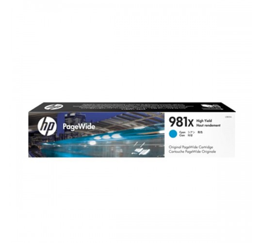 HP - L0R09A (981X) 藍色原裝墨盒
