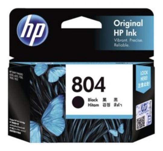 HP - T6N10AA(804) 黑色原裝墨盒