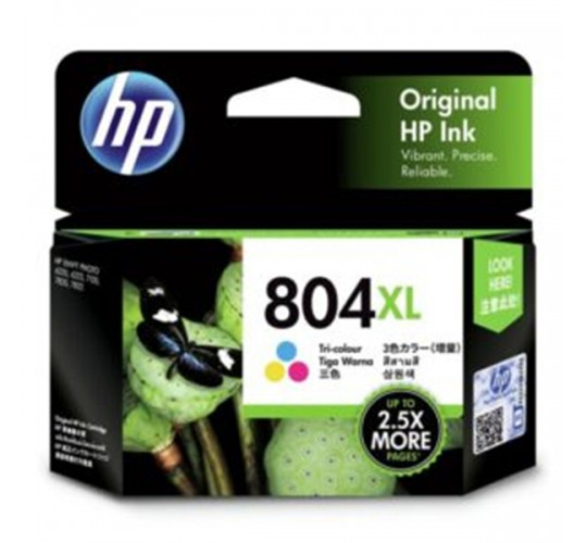 HP - T6N11AA(804XL) 彩色原裝墨盒