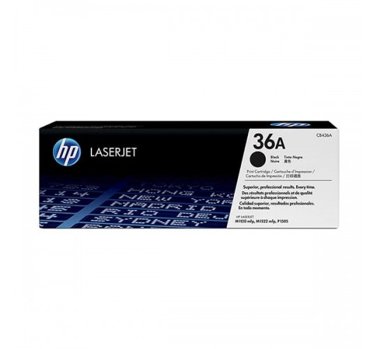 HP - CB436A 黑色原裝碳粉盒