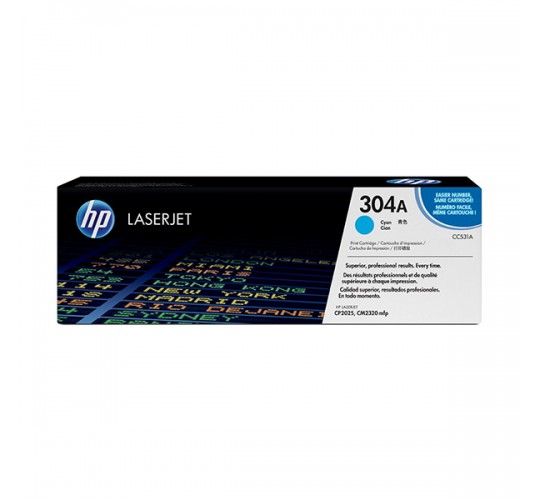 HP - CC531A 藍色原裝碳粉盒