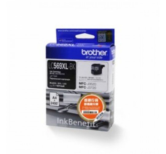 Brother - LC569XLBK 黑色原裝墨盒