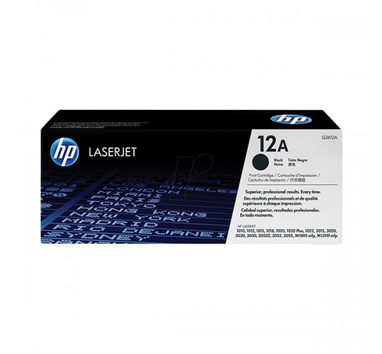 HP - Q2612A 黑色原裝碳粉盒