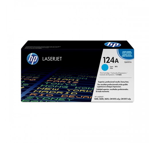 HP - Q6001A 藍色原裝碳粉盒